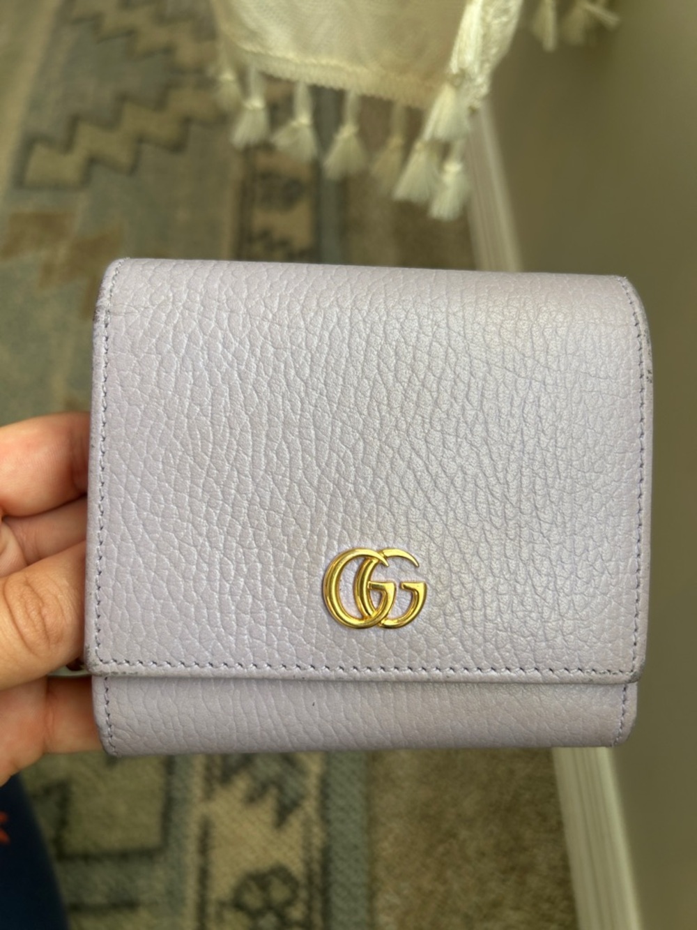 GUCCI bi color GG marmont wallet